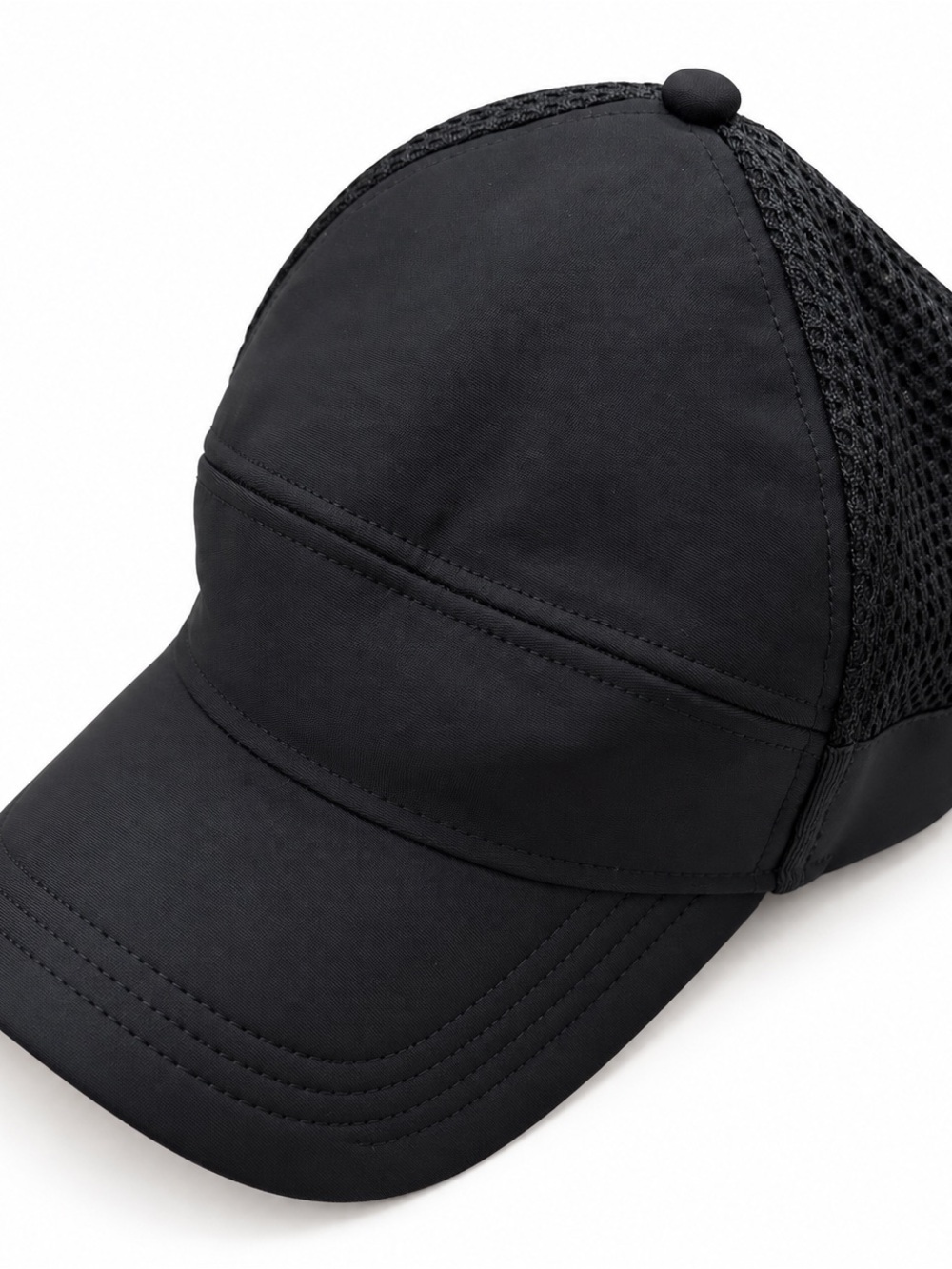lululemon athletica Black Mesh-Back Baseball Cap